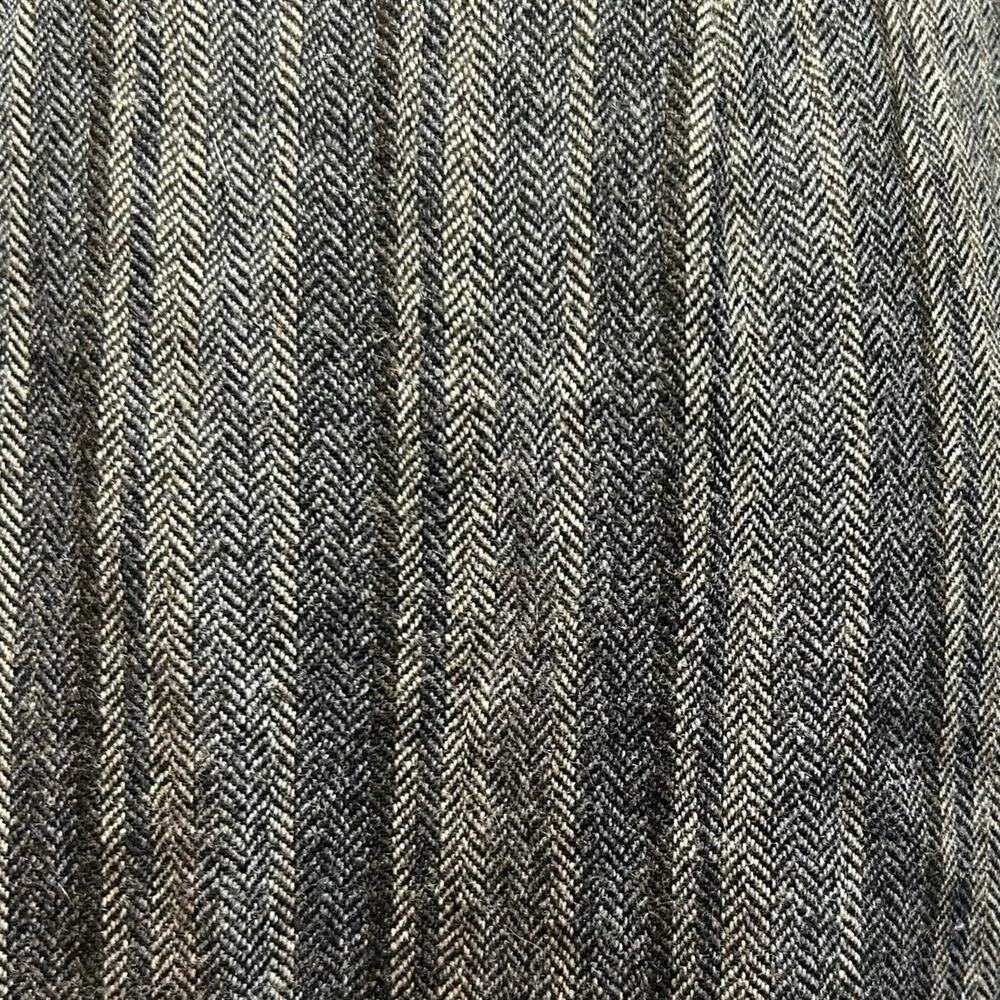 VTG Newport News Gray Rayon Wool Blend Pencil Skirt Minimalist 90s Size 8 Grunge - Picture 8 of 15